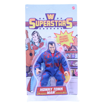 WWE Superstars Honky Tonk Man Mattel Retro Figur OVP | Hoppla-Stuff